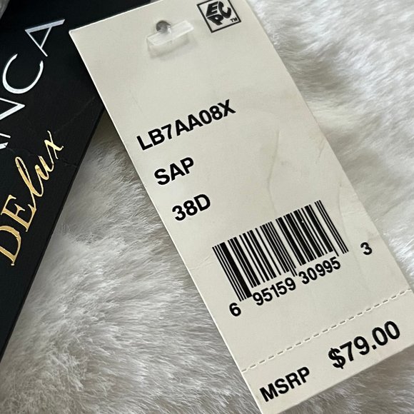 NEW! La Blanca Sapphire Halter Bikini Top - Picture 2 of 7